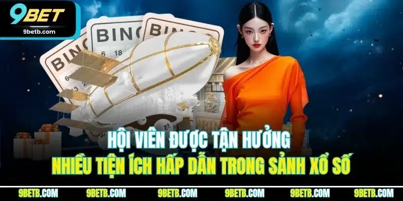 Hội viên được tận hưởng nhiều tiện ích hấp dẫn trong sảnh xổ số